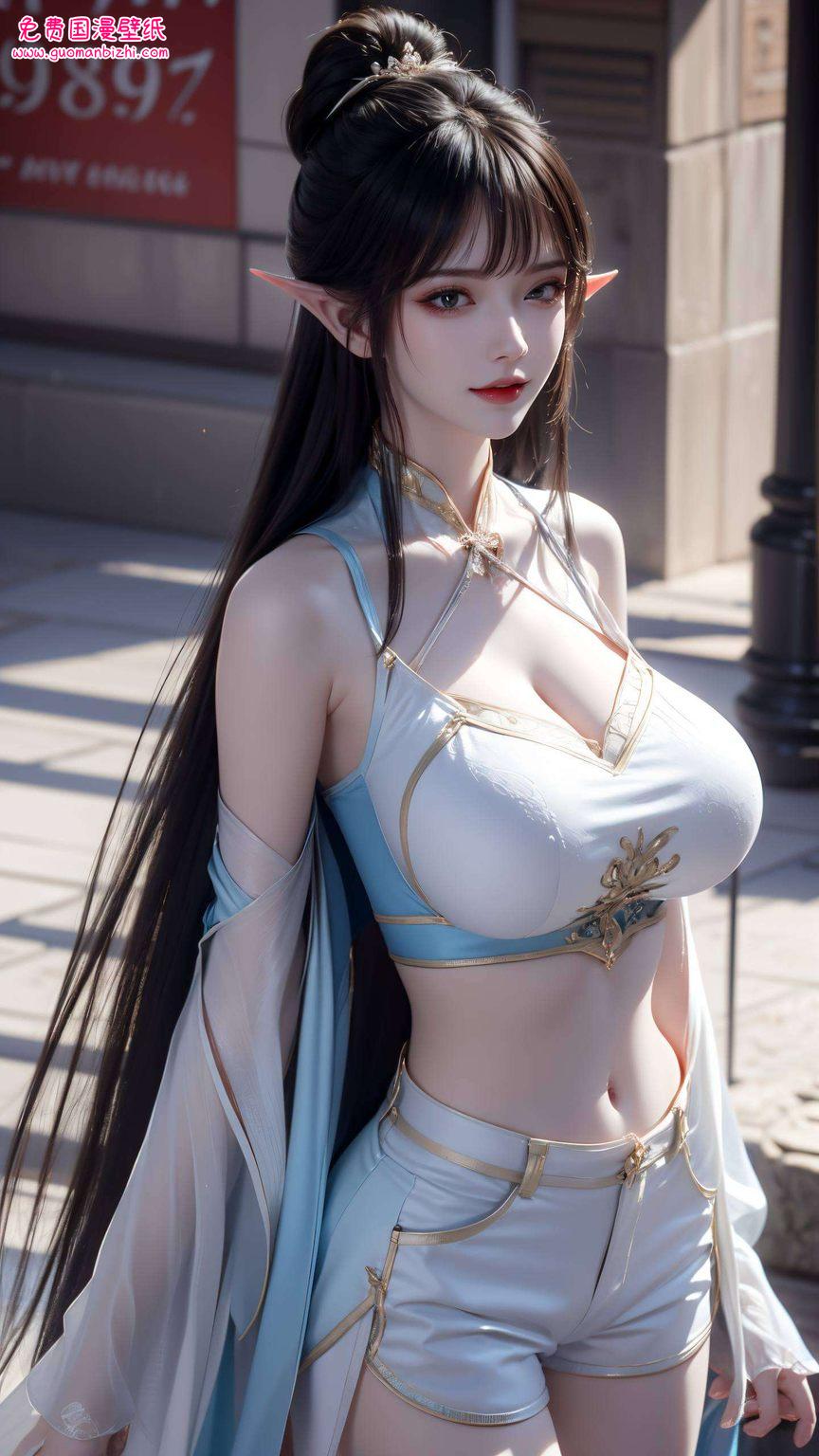 AI素材壁纸集：凤清儿高清完美像素，iPhone专属可爱壁纸大全