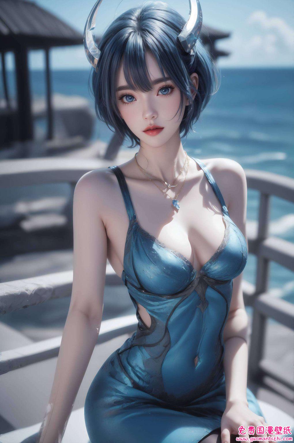 AI创造恶魔巴巴塔壁纸，护眼图文并茂，iPhone艺术壁纸盛宴