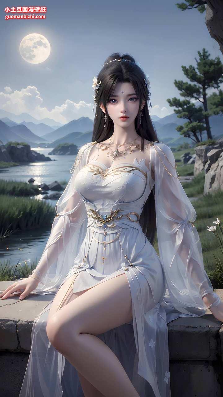 ai国漫壁纸:清漪登场，感觉比一半的动漫女主要好看