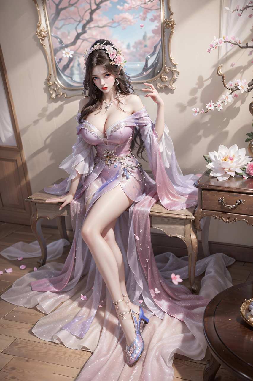 ai国漫壁纸:月婵ai穿搭素材分享