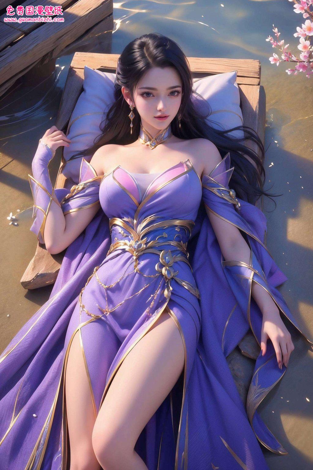 仙武传楚灵玉4K动漫壁纸，AI图例，iPad桌面惊艳呈现