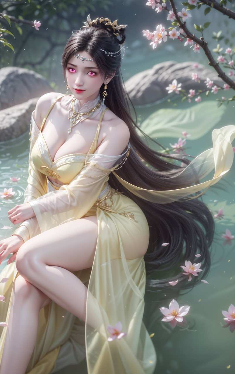 ai动漫壁纸:金瓶儿超高清壁纸自取