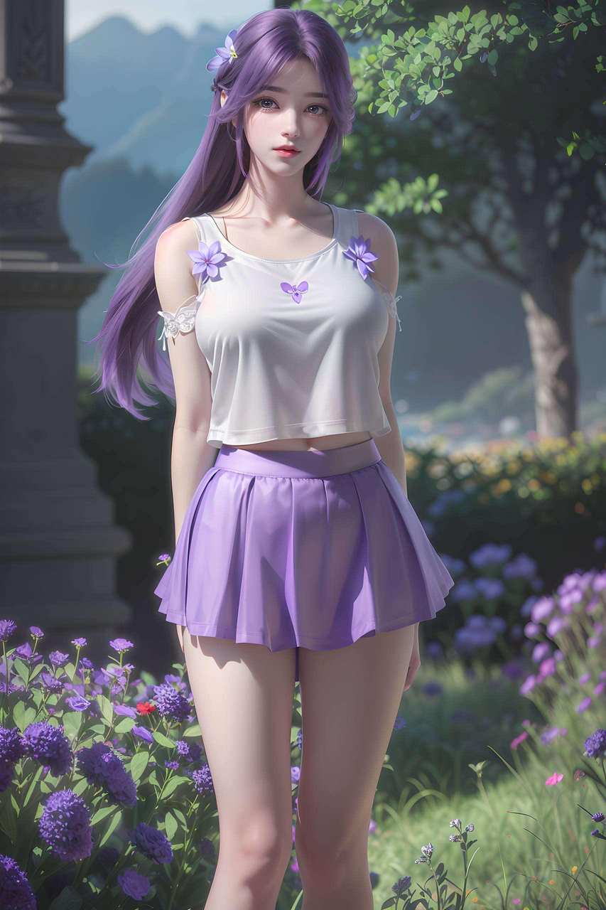 云曦高清壁纸最新版图片：紫色动漫壁纸安卓桌面