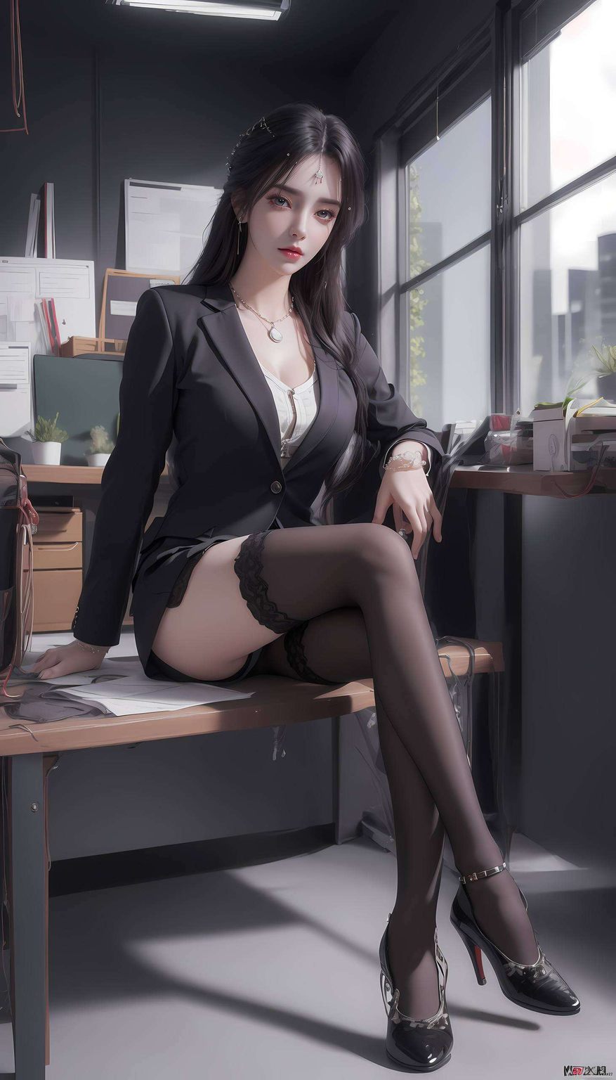 云曦背面壁纸图片——AI生成动漫壁纸，安卓桌面装饰图精选集