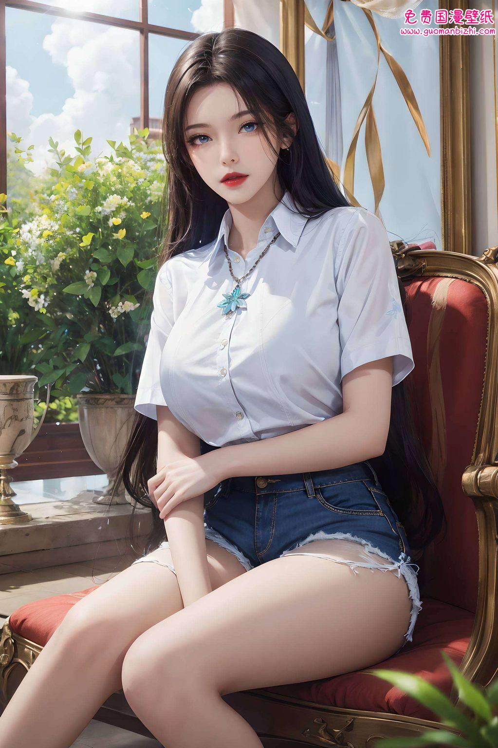 女生壁纸集锦：斗罗大陆凌落宸自制游戏壁纸，苹果专用古风漫画高清大图