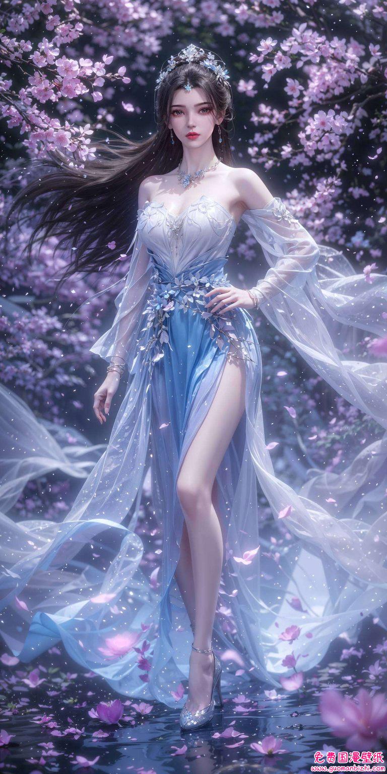 王林李慕婉同屏：AI绘画壁纸，护眼平板背景图片精选集