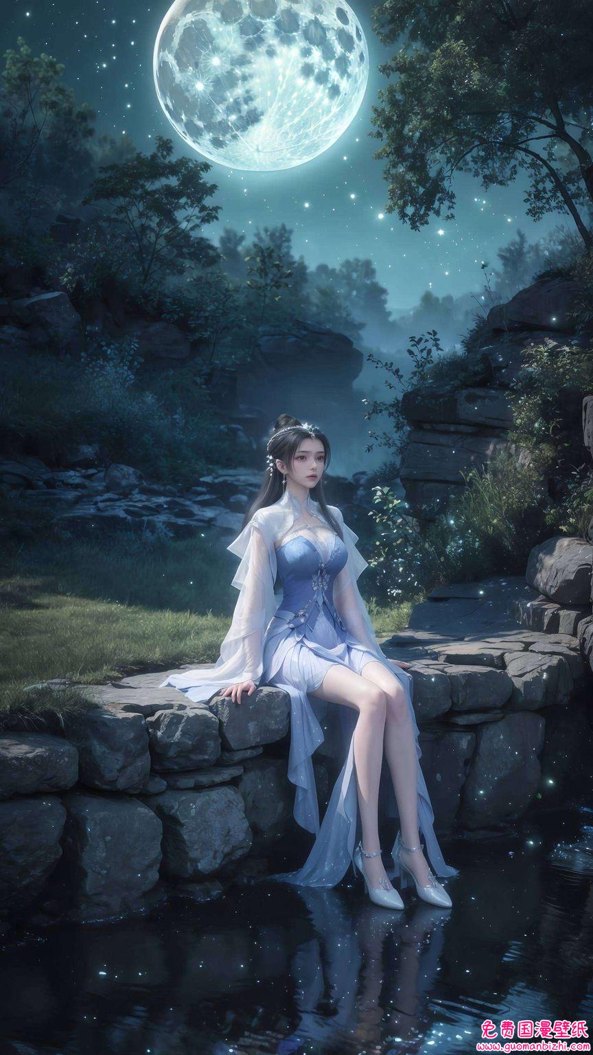 仙逆李慕婉AI素材壁纸，游戏PC桌面图片，一睹风采。