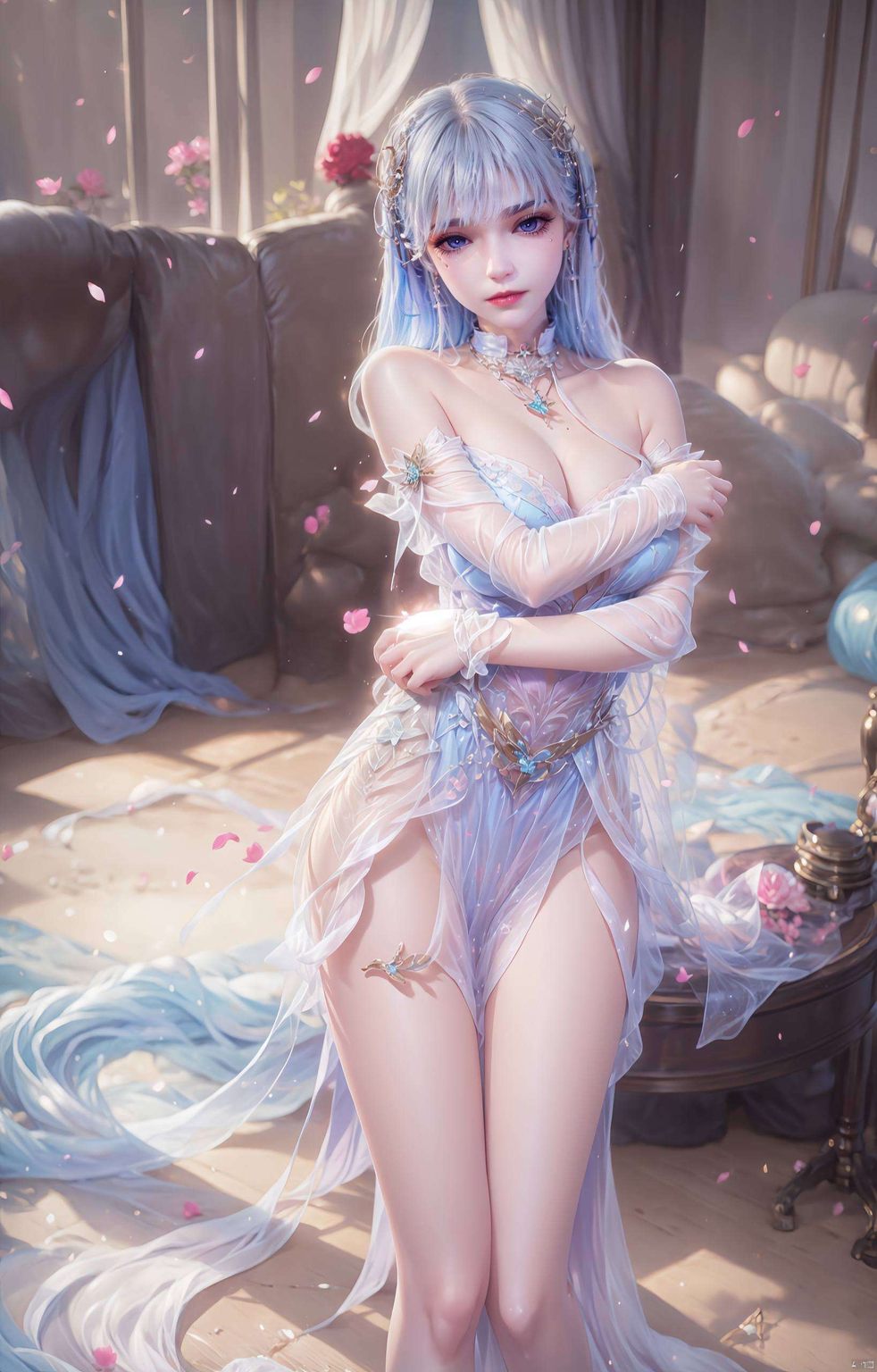 圣采儿AI图例动漫壁纸，iPad桌面图片集锦，尽显霸气风采