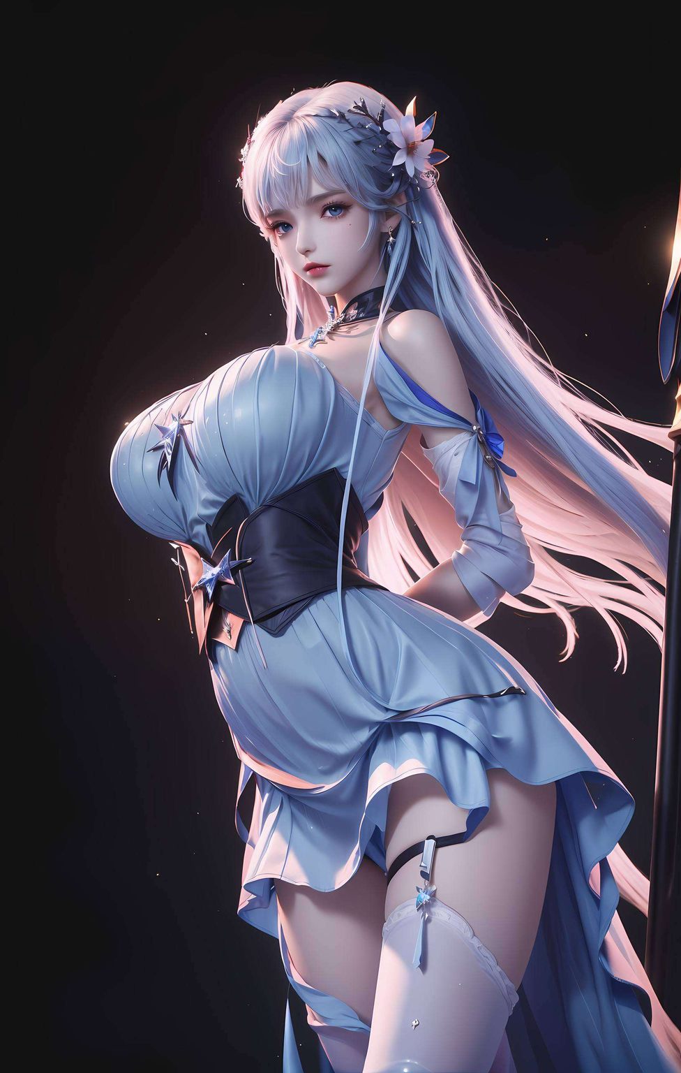 圣采儿拿权杖2k高清护眼壁纸，苹果桌面壁纸经典收藏