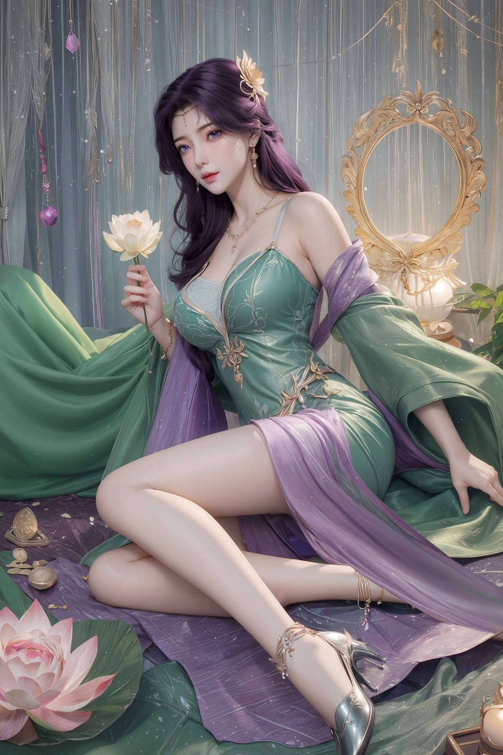 云曦壁纸4k超清无水印——AI生成素材，二次元壁纸，苹果墙纸精选集