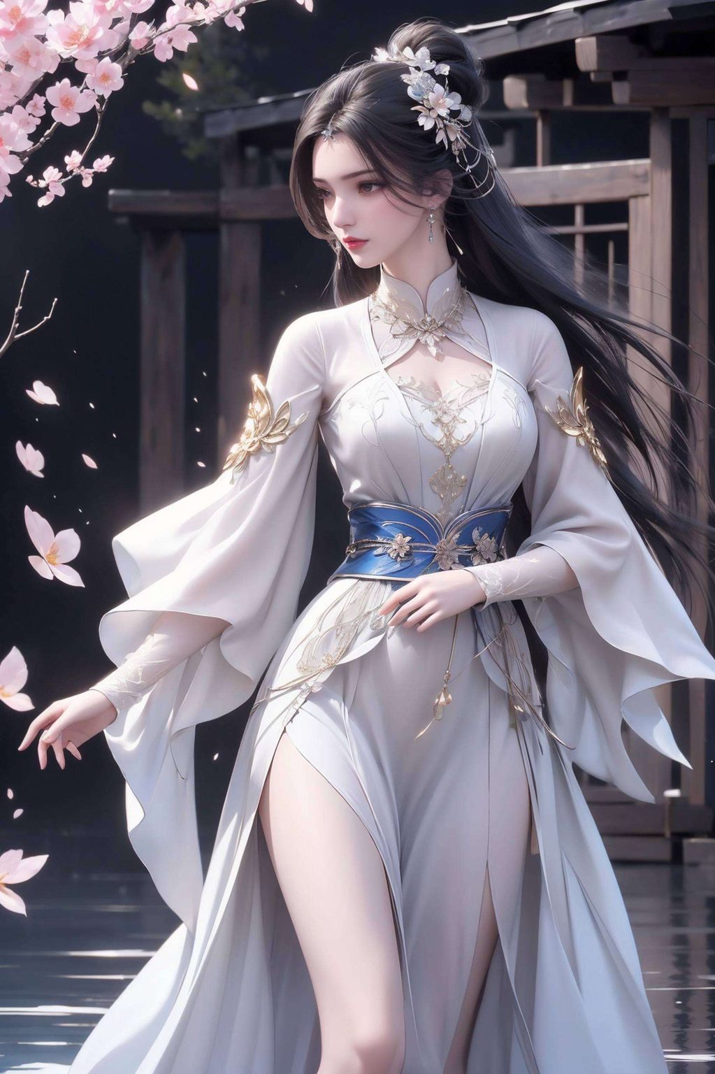 AI素材完美像素，平板简洁风李慕婉动漫高清壁纸集