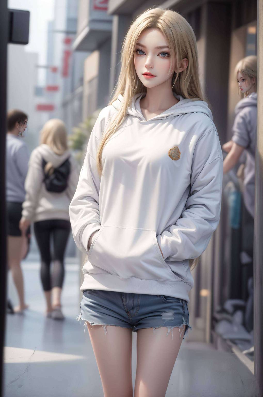 雄兵连凯莎AI绘画壁纸：护眼壁纸iPhone可爱壁纸图片素材集