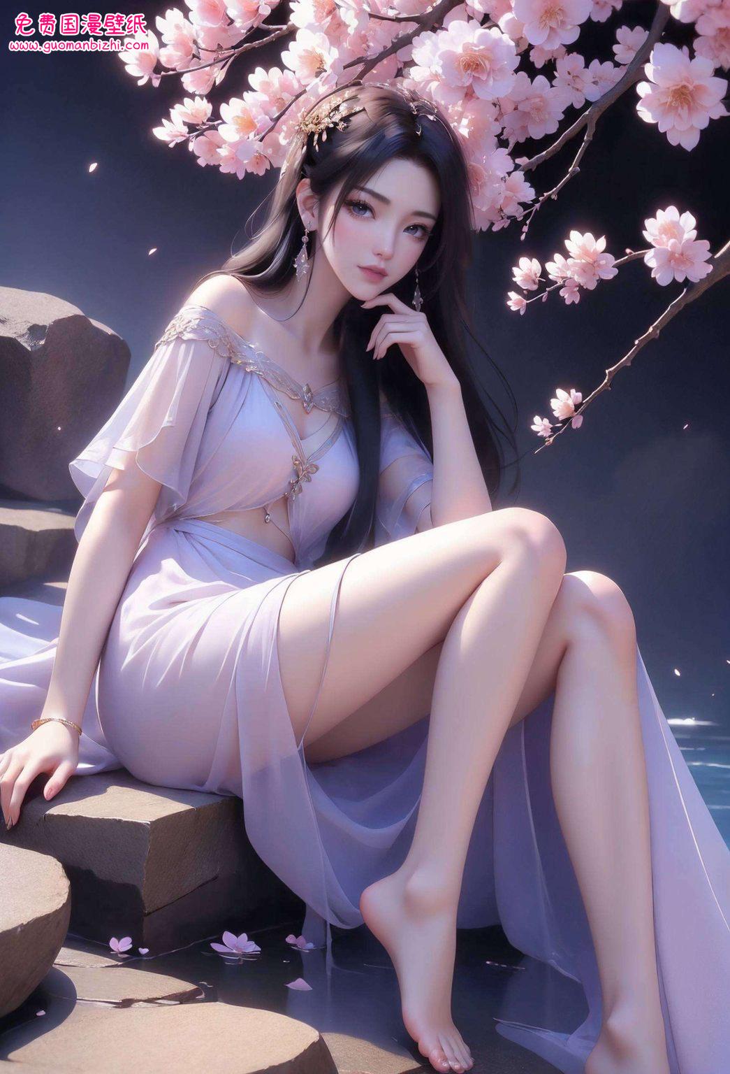 紫灵后期高清图片集：AI模型游戏与平板漫画壁纸精选