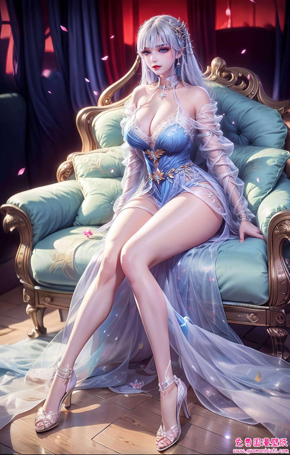 圣采儿高清壁纸集：AI生成图片，1920×1080平板免费下载无水印