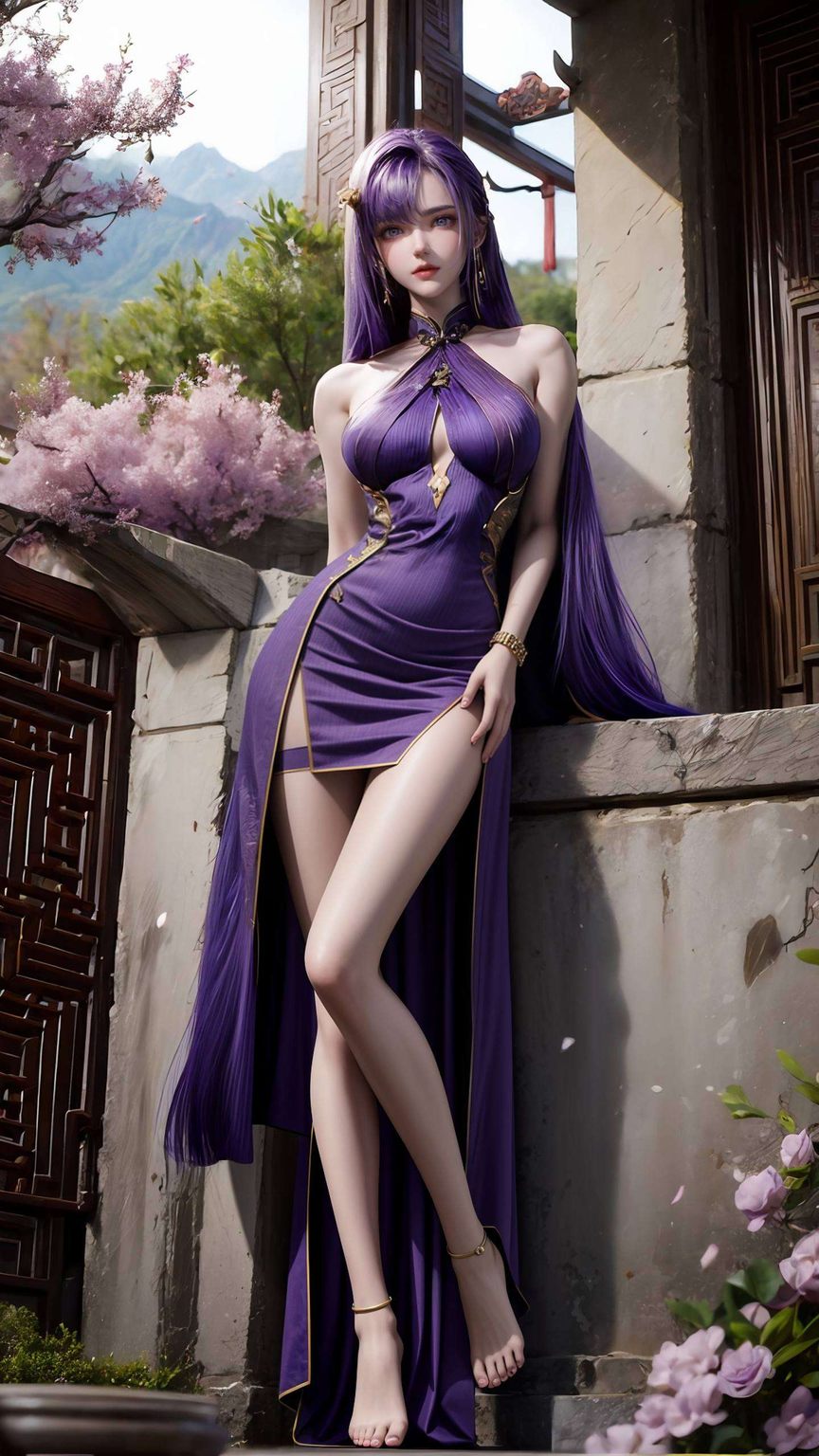 圣采儿动漫壁纸图片——AI绘画完美像素，PC艺术壁纸集锦