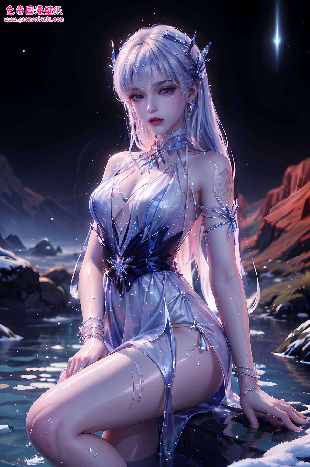 圣采儿AI壁纸集—护眼横竖屏，ipad桌面背景精选