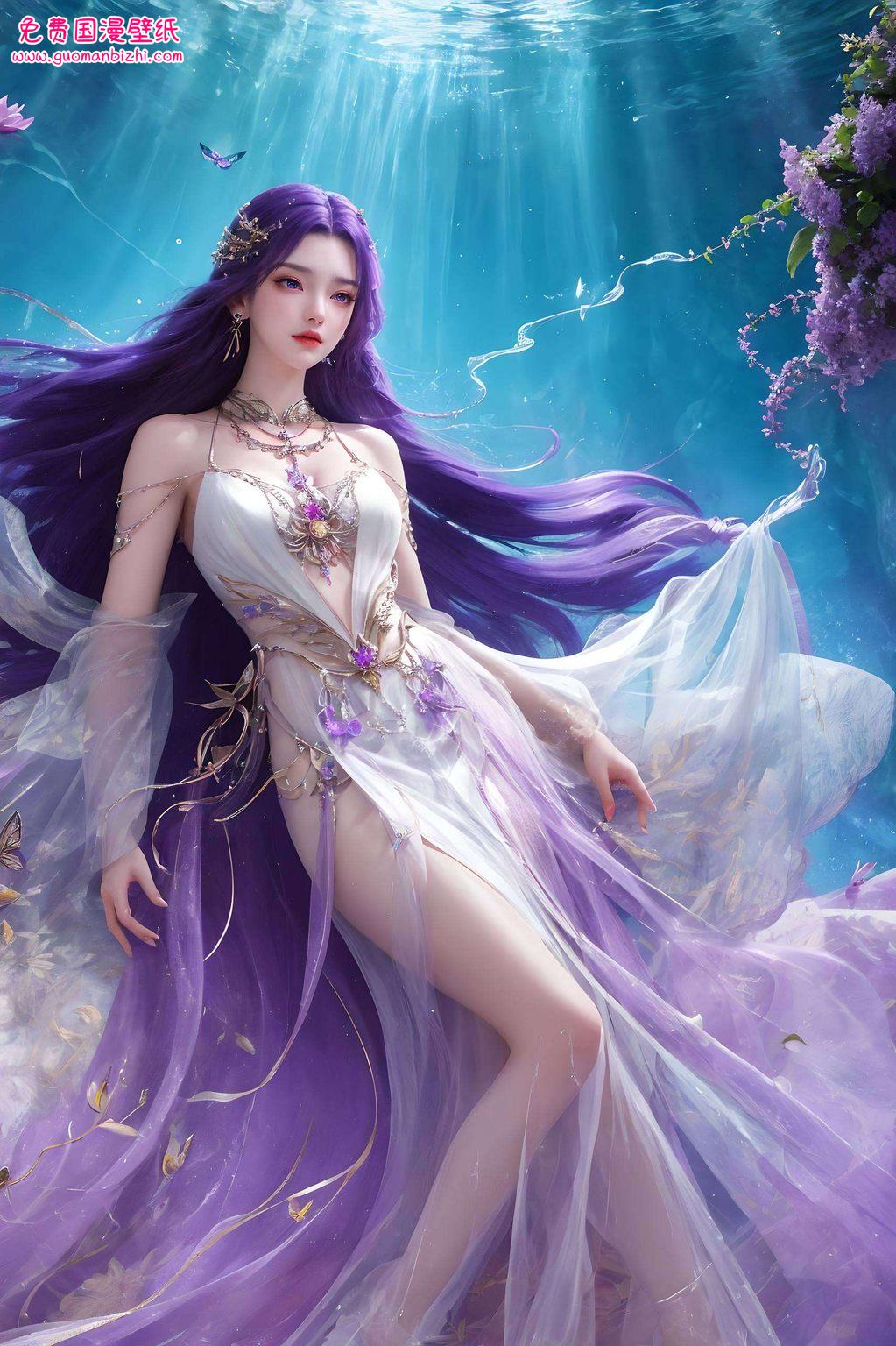 云曦第二建模：AI生成素材，精细角色描绘，高清壁纸手机桌面主题