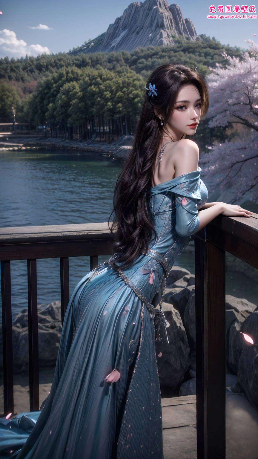 云韵黑衣全身壁纸——护眼免费下载，苹果漫画壁纸盛宴