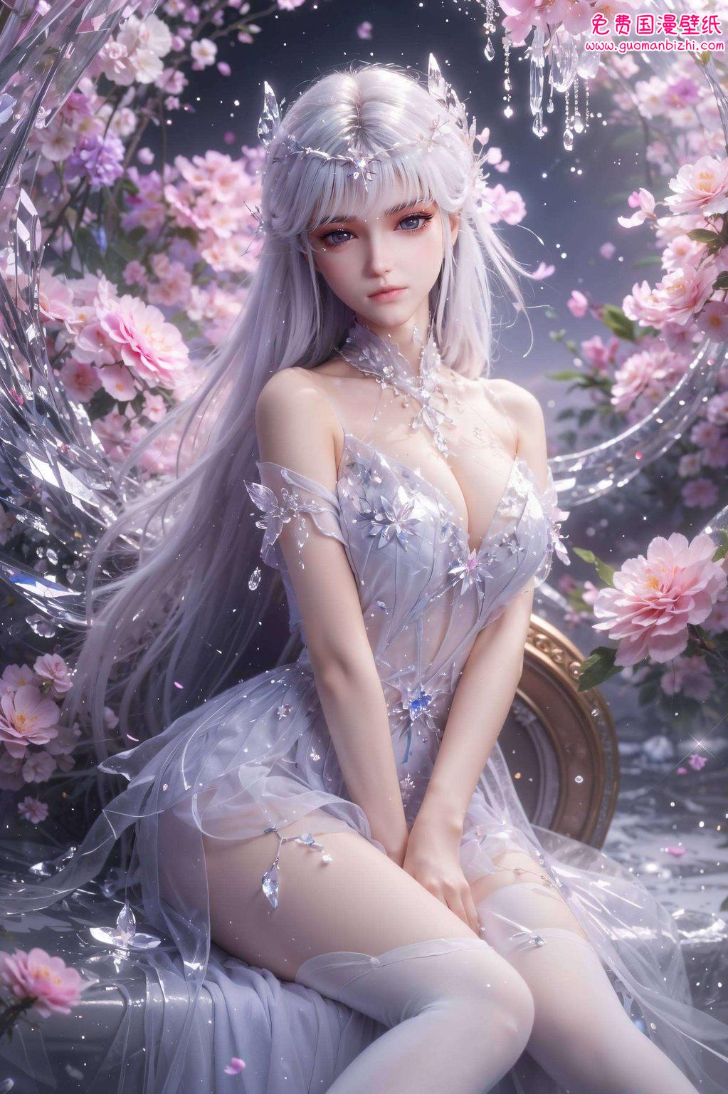 圣采儿手机壁纸竖屏高清：AI角色AIGC免费壁纸秀，电脑桌面壁纸盛宴