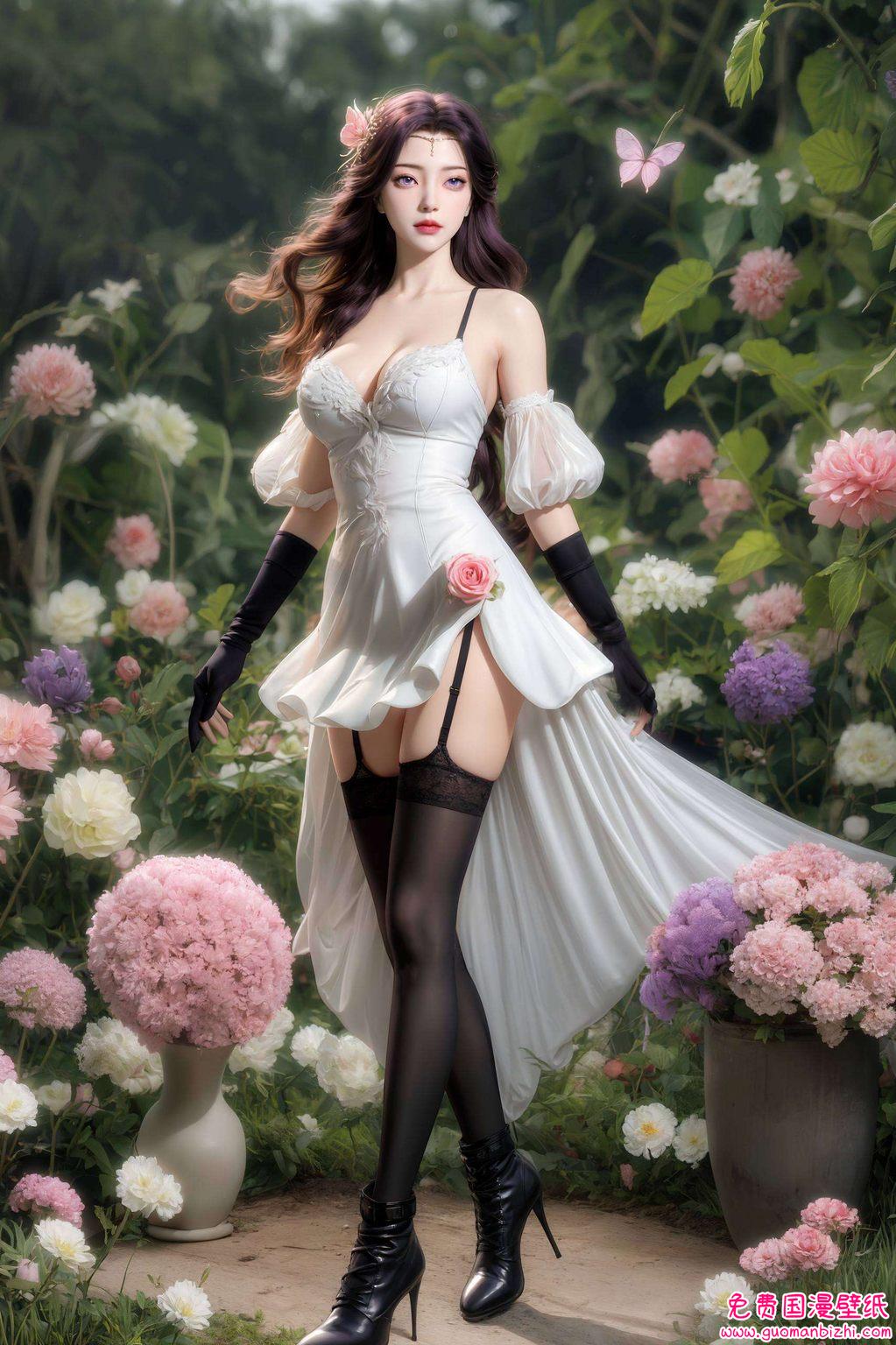 国漫女神云曦，AI角色免费壁纸包，手机锁屏壁纸盛宴。