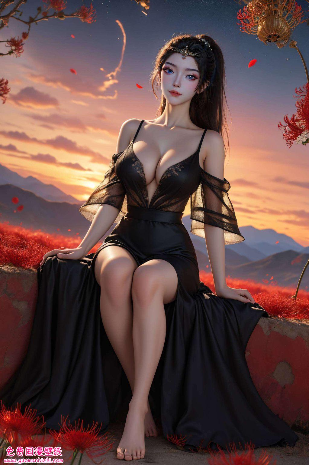 瑶动漫2次元：AI范例壁纸，护眼电脑桌面壁纸集