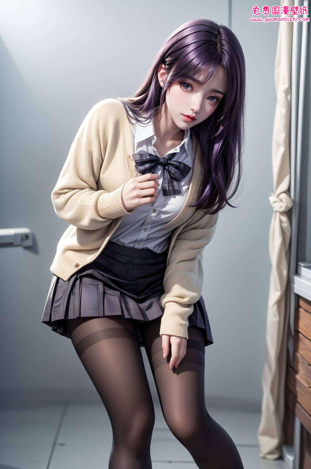 绿色动漫壁纸集，平板桌面装饰图，云曦背面精美呈现