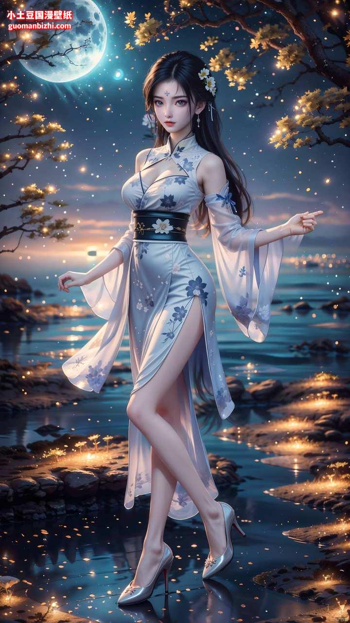 ai二次元壁纸:清漪ai绘画脸型素材合集