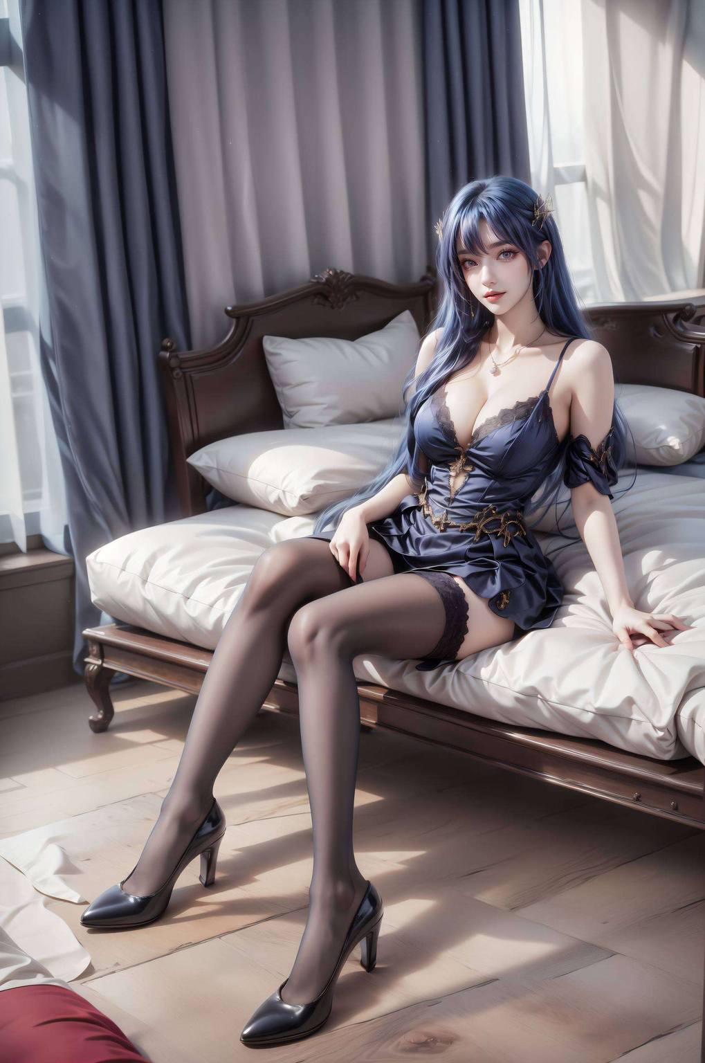 小舞圣采儿图片壁纸高清：AI动漫人物壁纸，动漫壁纸，电脑桌面装饰图集锦