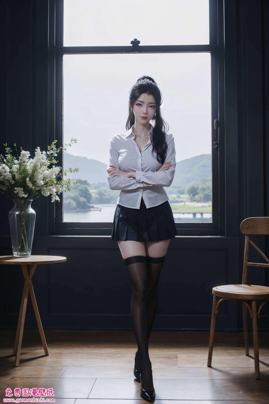 元瑶全屏壁纸高清：AI图片模型动漫，安卓炫彩壁纸集锦