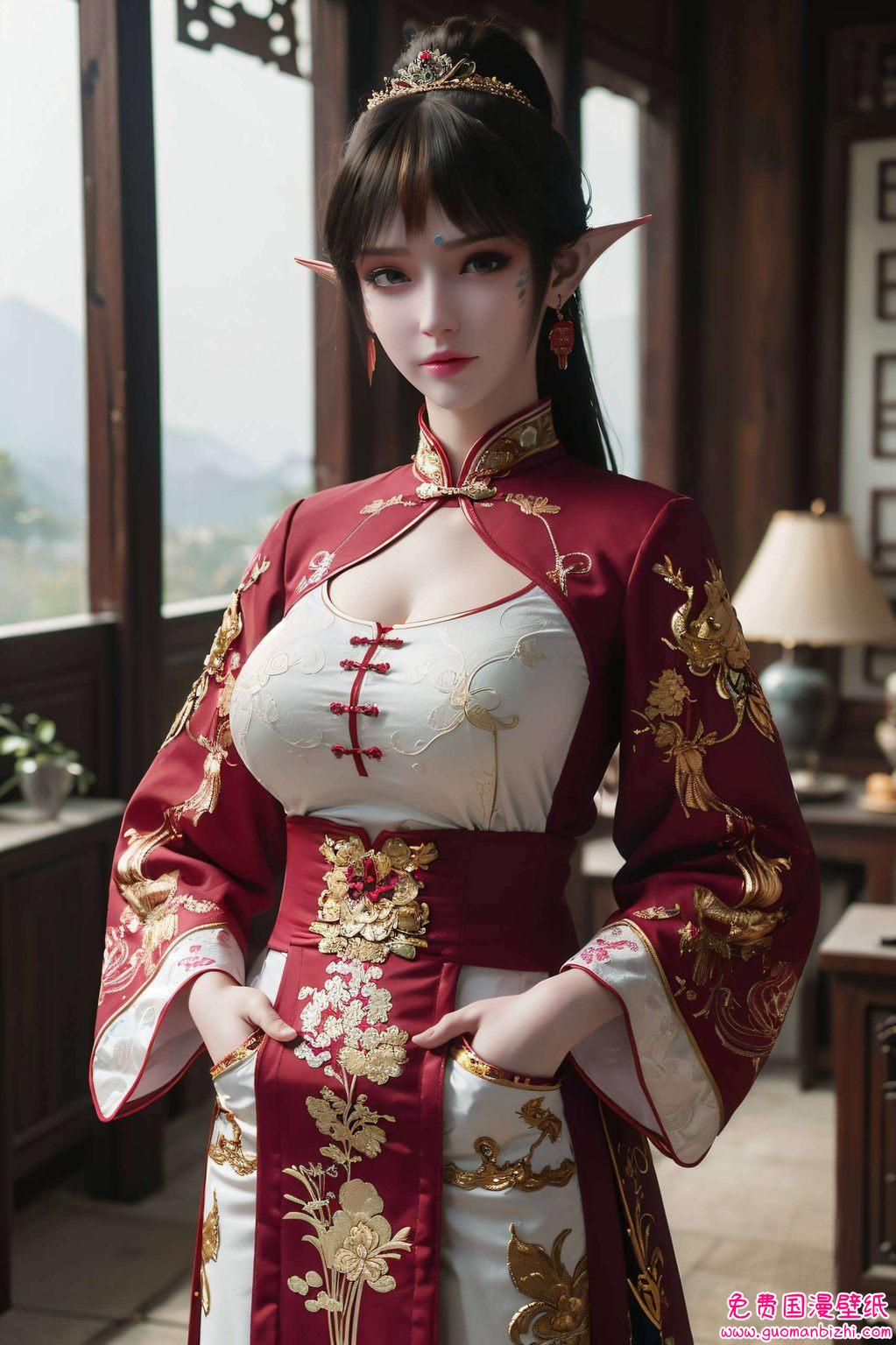 AI素材壁纸，护眼平板炫彩，清儿动态壁纸解锁新视界。