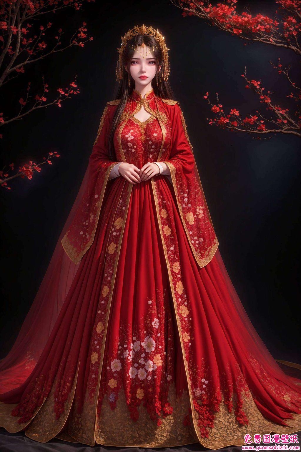 AI创造仙逆女主李慕婉动态壁纸，免费壁纸包平板桌面主题