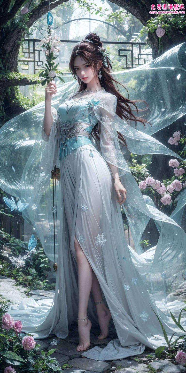 叶倾仙AI动漫人物AIGC免费壁纸下载，兼容win10壁纸，探寻最美壁纸集