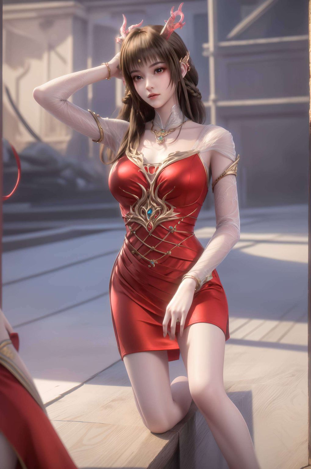 AI动漫人物壁纸集：云落横屏高清，平板艺术免费壁纸合集