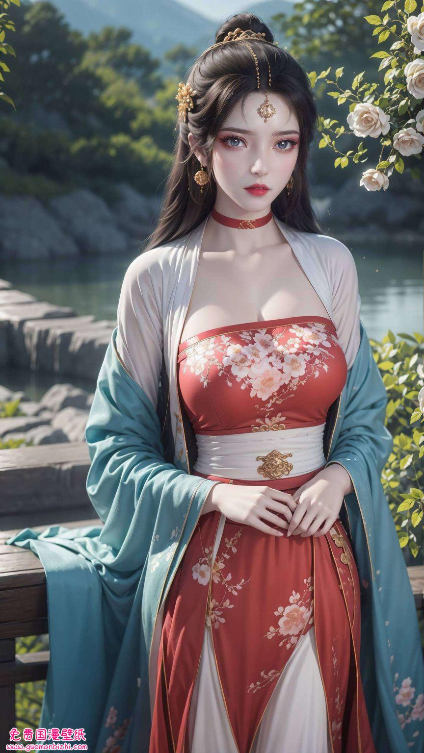 AI壁纸素材集：动漫壁纸与电脑古香古色，仙逆墨云环绕其中