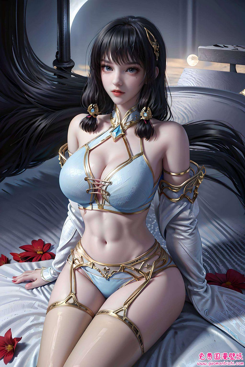 云落龙女官方AI图例二次元壁纸苹果漫画高清集锦