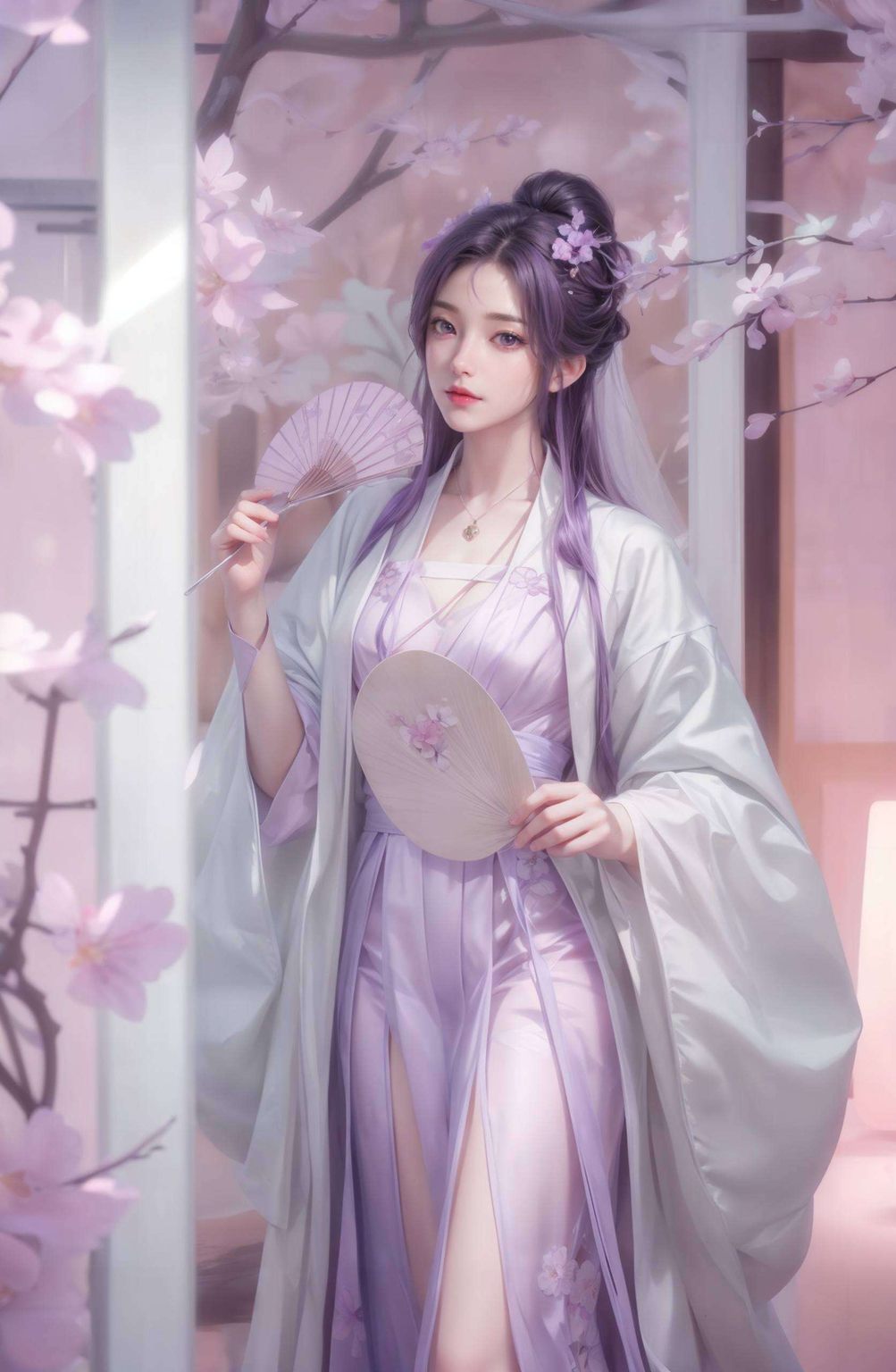 漫画云曦AI绘画壁纸秀——高清可爱，免费下载，iPhone潮图必备