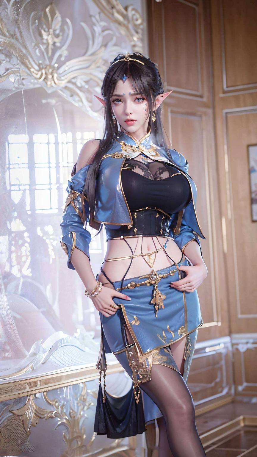 凤清儿动漫高清壁纸下载——AI创造完美像素苹果背景图片集锦