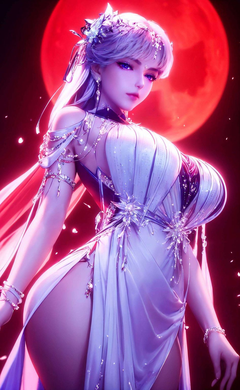 圣采儿图片超清壁纸，横屏电脑专用，AI生成图片完美像素，iPhone桌面主题必备。