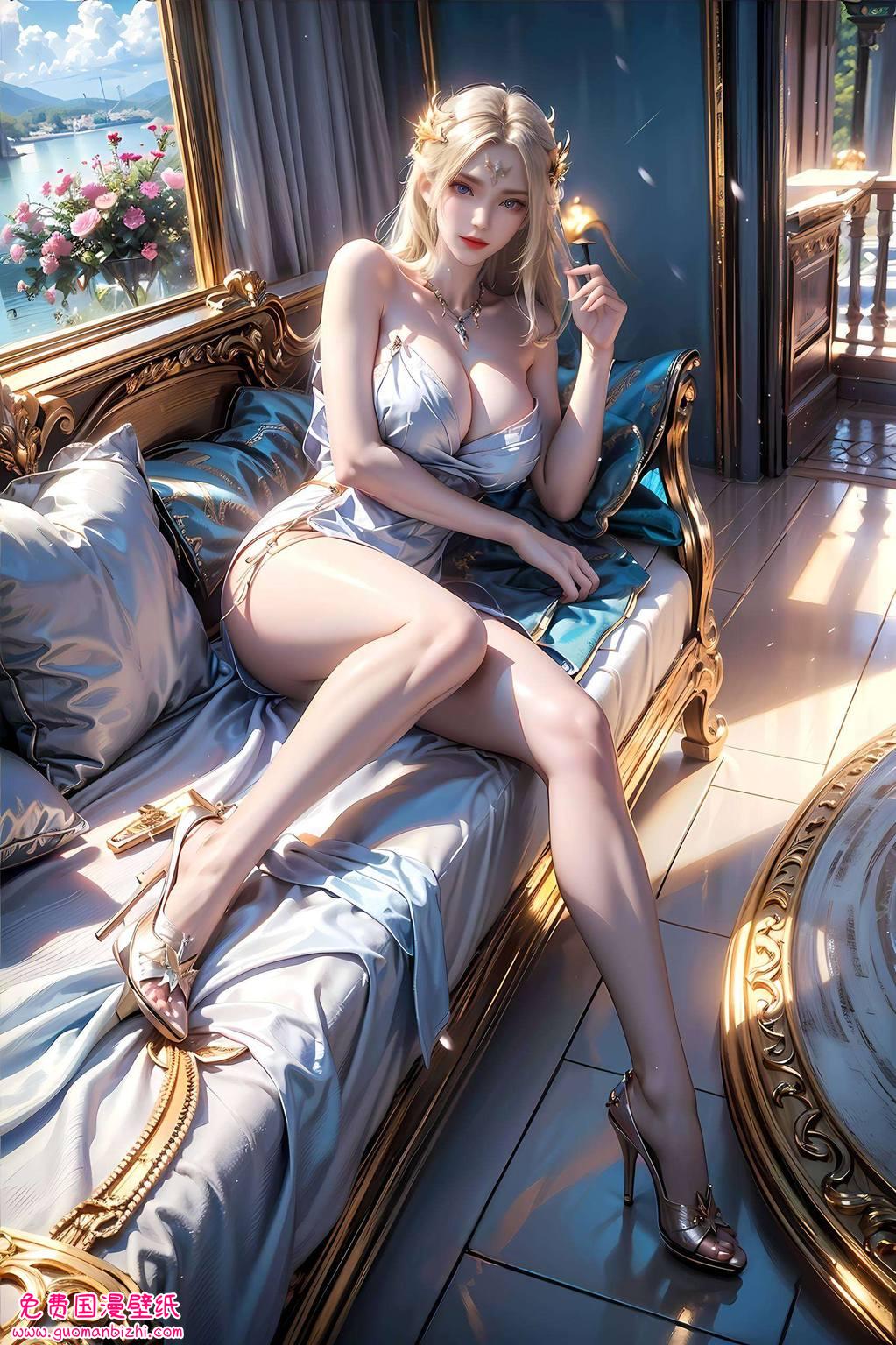 小舞与千仞雪静态壁纸：AI素材·动漫壁纸·安卓动画盛宴