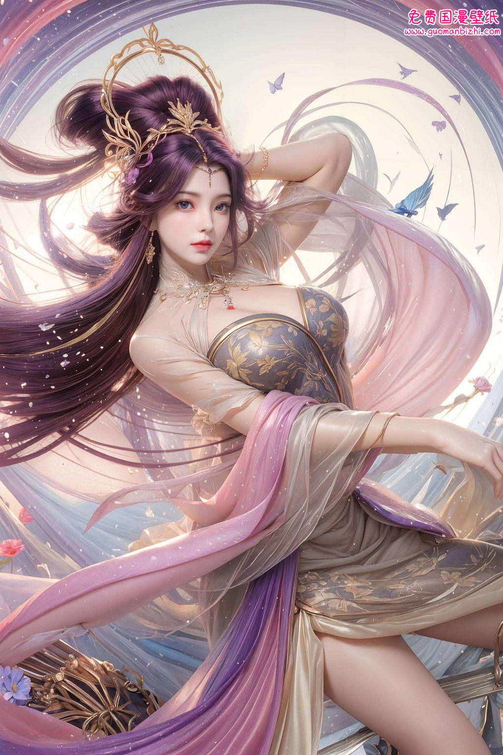 云曦绝美壁纸自制——AI创作免费壁纸秀，iPhone粉色专属盛宴