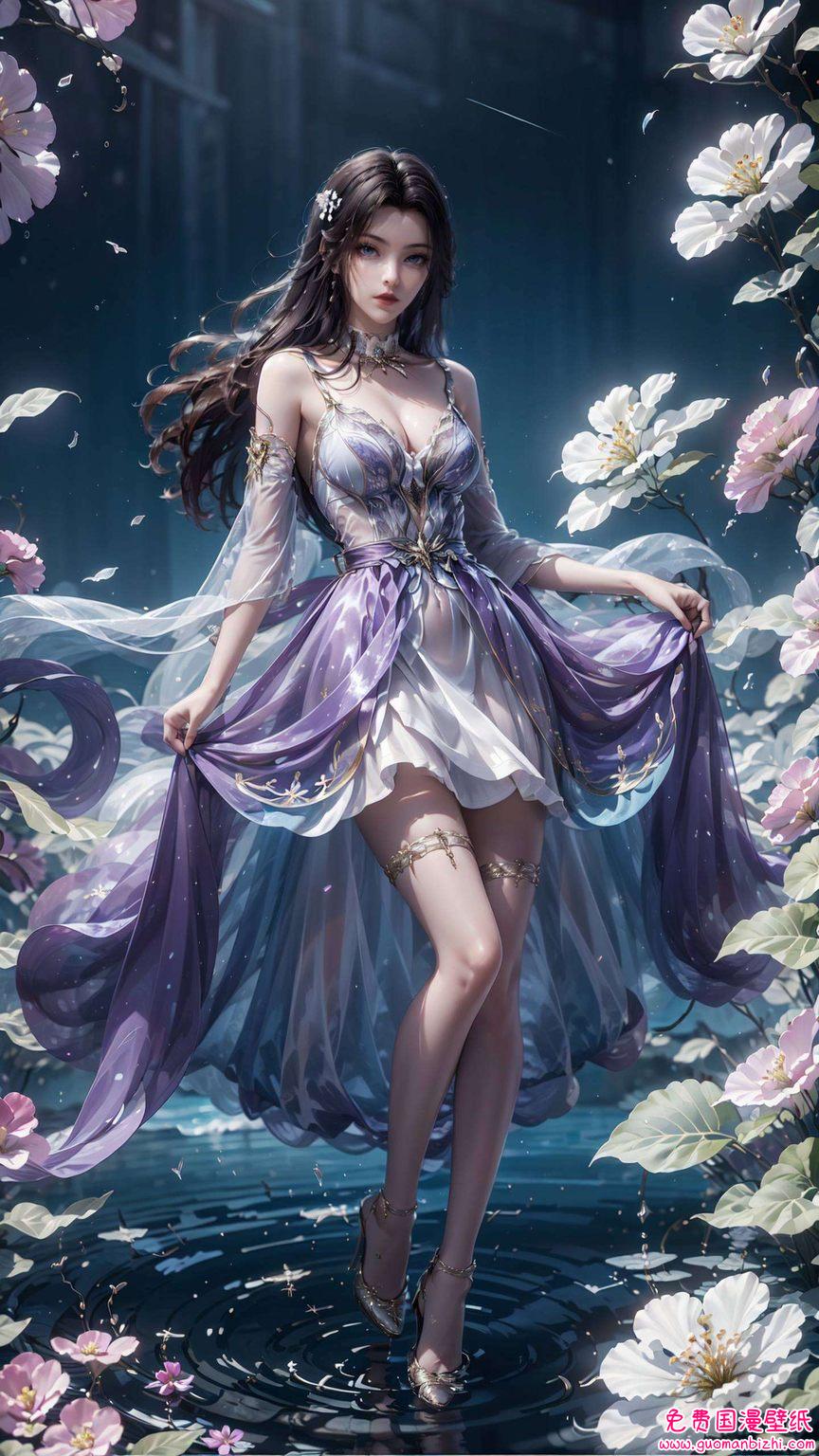 斗罗大陆凌落宸AI绘画动漫高清壁纸，免费下载安卓艺术壁纸包