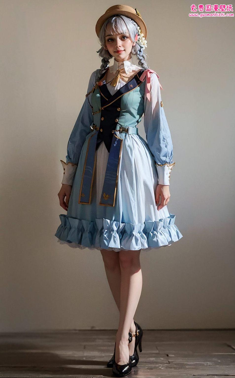 神里凌华高清竖屏壁纸集，AIGC免费下载，苹果桌面主题精选。