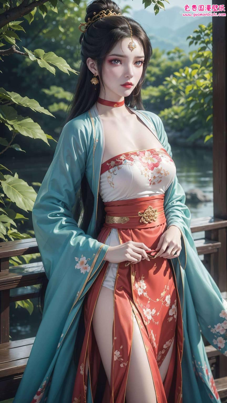 AI创作AIGC动漫壁纸，安卓古香古色，横屏壁纸动漫仙逆墨云之美。