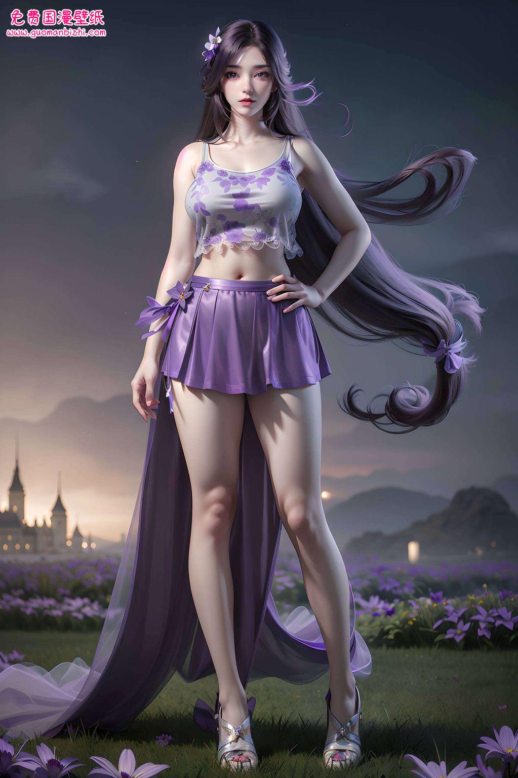 清漪云曦：AI生成二次元壁纸，安卓动画壁纸集