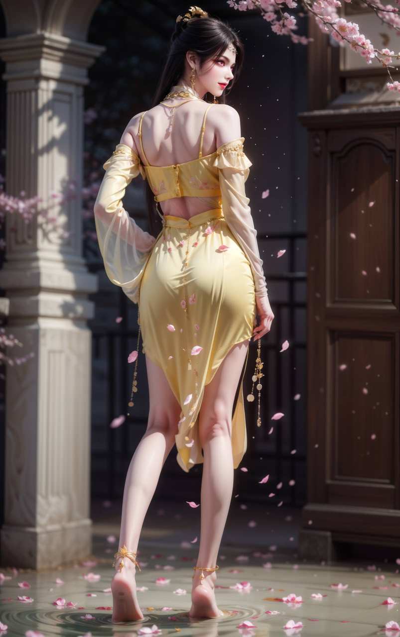 ai手机壁纸:国漫女神之金瓶儿(4K超高清 颜值欣赏)