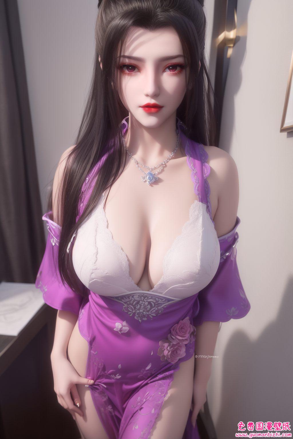 国漫仙逆柳眉泳装壁纸集——绿色免费高清iPad锁屏壁纸包