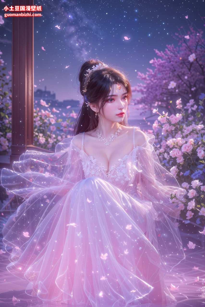 ai手机壁纸:李慕婉绘画配色素材分享