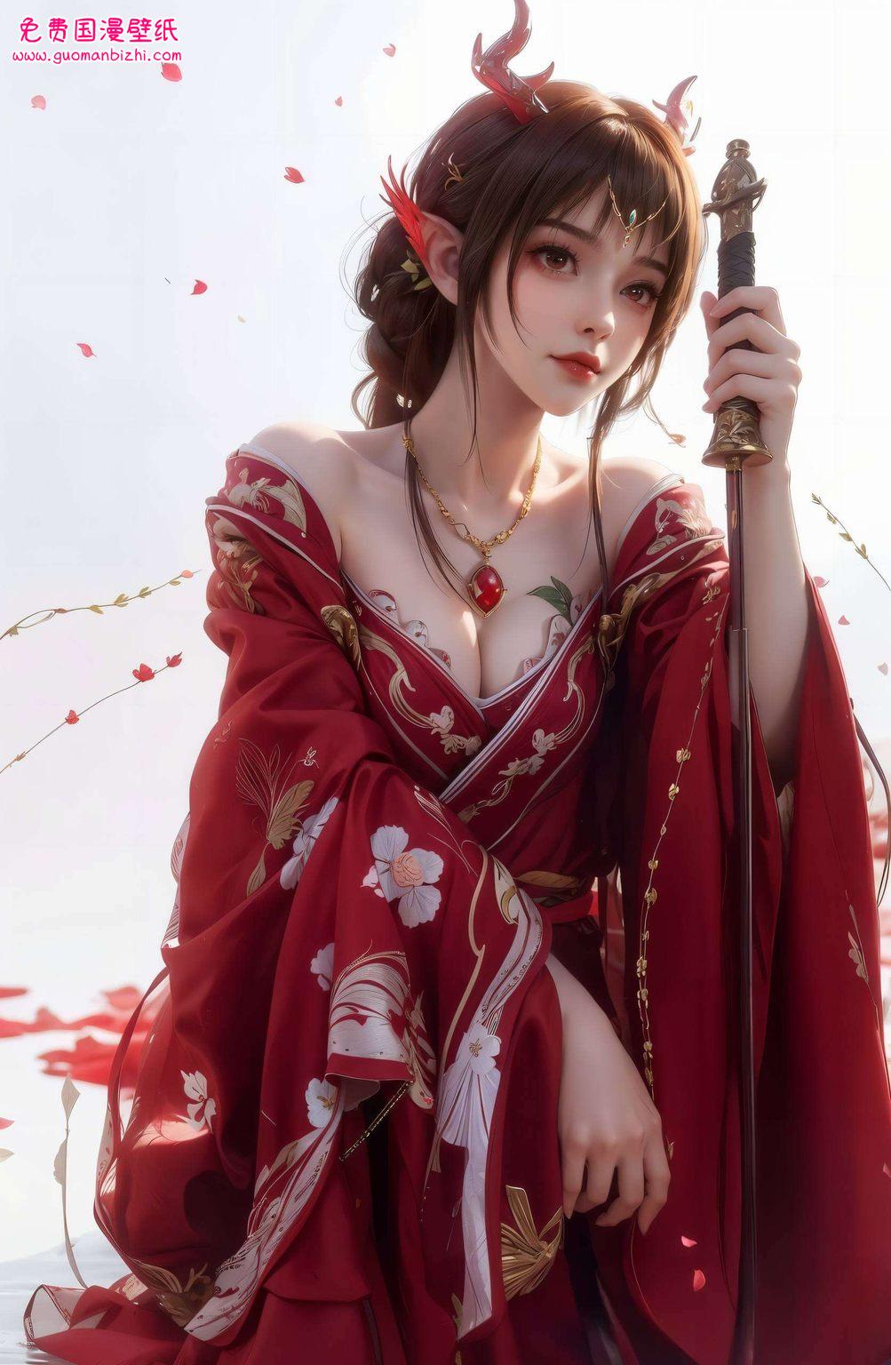 AI动漫人物免费壁纸合集——高清iPhone宽屏壁纸下载云落