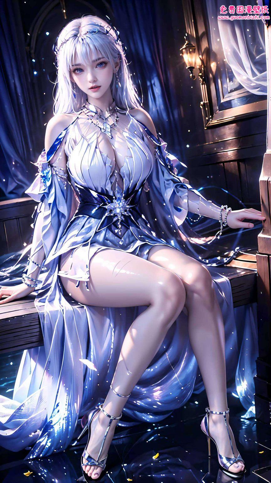 AI壁纸集锦：圣采儿高清横版，护眼锁屏壁纸iPad专享