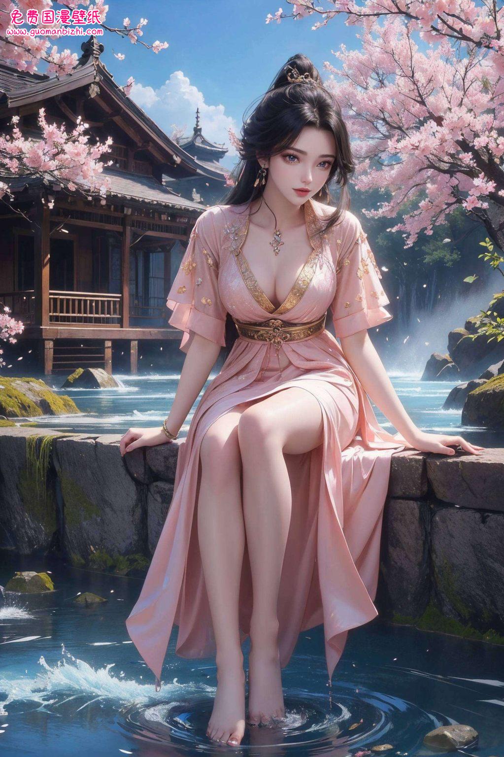 AI生成图片壁纸：护眼PC炫彩，仙逆周紫虹新建模超清壁纸图文集